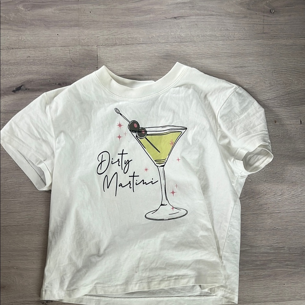 Wilfox White Graphic Tee